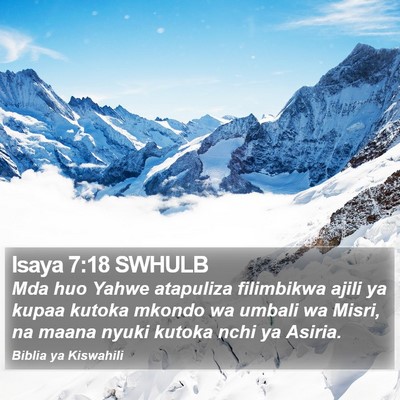 Isaya 7:18 SWHULB Bible Verse Image