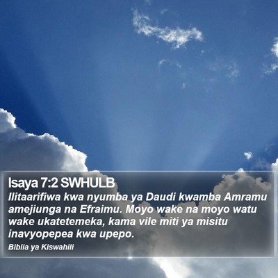 Isaya 7:2 SWHULB Bible Verse Image