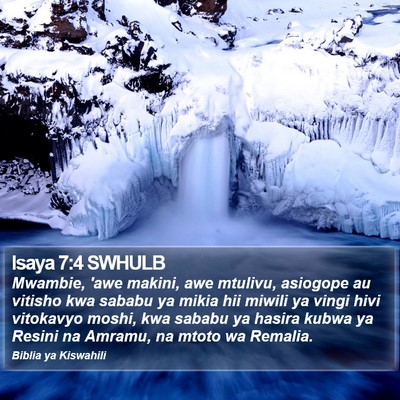 Isaya 7:4 SWHULB Bible Verse Image