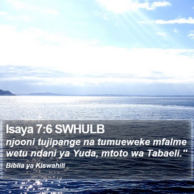 Isaya 7:6 SWHULB Bible Verse Image
