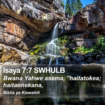 Isaya 7:7 SWHULB Bible Verse Image