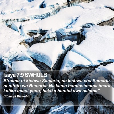 Isaya 7:9 SWHULB Bible Verse Image