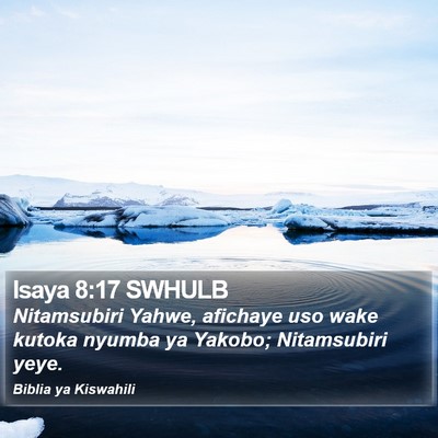 Isaya 8:17 SWHULB Bible Verse Image