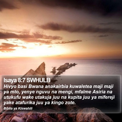 Isaya 8:7 SWHULB Bible Verse Image