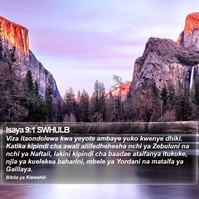 Isaya 9:1 SWHULB Bible Verse Image