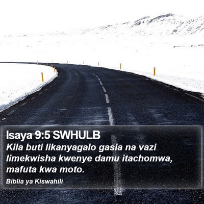 Isaya 9:5 SWHULB Bible Verse Image