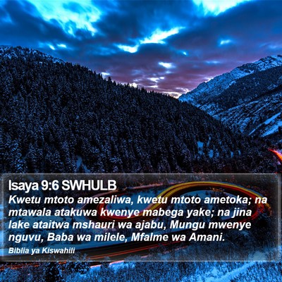 Isaya 9:6 SWHULB Bible Verse Image