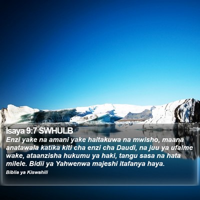 Isaya 9:7 SWHULB Bible Verse Image