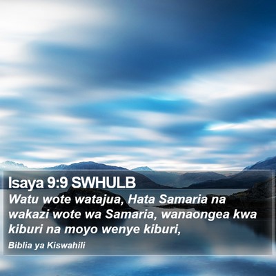Isaya 9:9 SWHULB Bible Verse Image