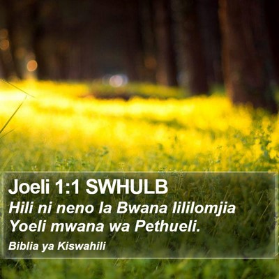 Joeli 1:1 SWHULB Bible Verse Image