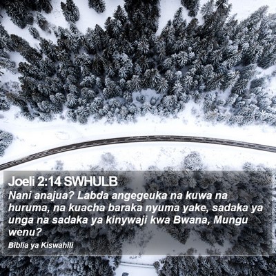 Joeli 2:14 SWHULB Bible Verse Image