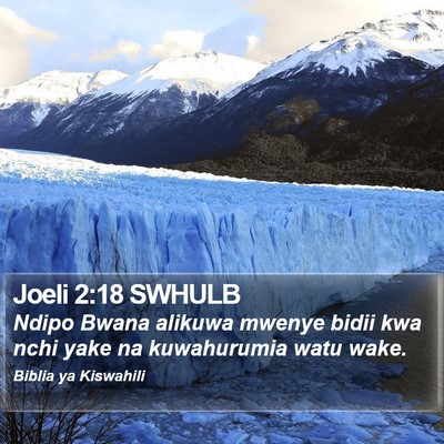 Joeli 2:18 SWHULB Bible Verse Image