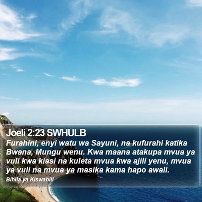 Joeli 2:23 SWHULB Bible Verse Image
