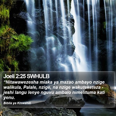 Joeli 2:25 SWHULB Bible Verse Image