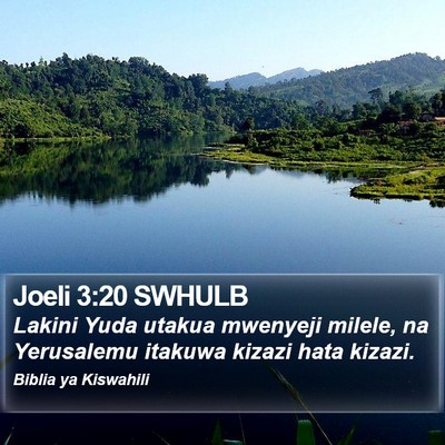 Joeli 3:20 SWHULB Bible Verse Image