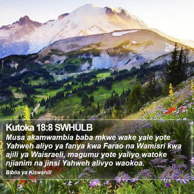 Kutoka 18:8 SWHULB Bible Verse Image