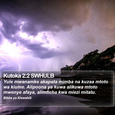 Kutoka 2:2 SWHULB Bible Verse Image