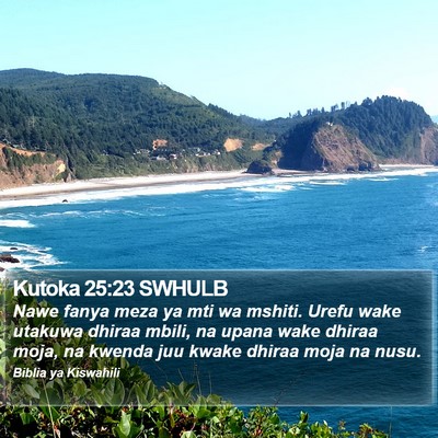 Kutoka 25:23 SWHULB Bible Verse Image