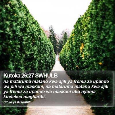 Kutoka 26:27 SWHULB Bible Verse Image