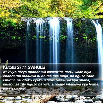 Kutoka 27:11 SWHULB Bible Verse Image