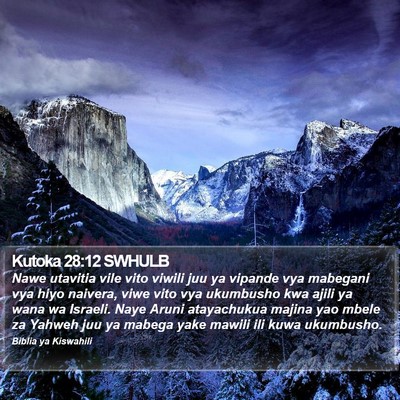 Kutoka 28:12 SWHULB Bible Verse Image