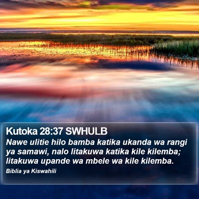 Kutoka 28:37 SWHULB Bible Verse Image