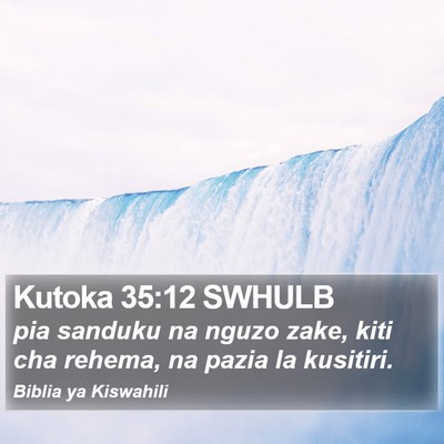 Kutoka 35:12 SWHULB Bible Verse Image