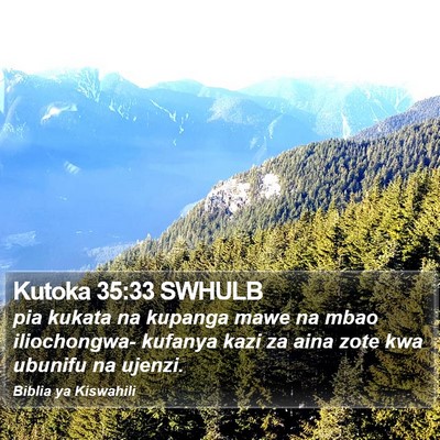 Kutoka 35:33 SWHULB Bible Verse Image