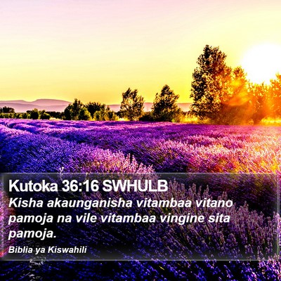 Kutoka 36:16 SWHULB Bible Verse Image