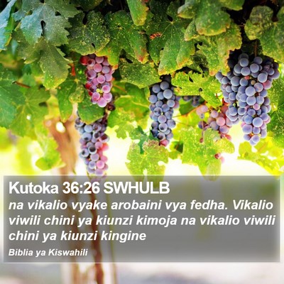 Kutoka 36:26 SWHULB Bible Verse Image