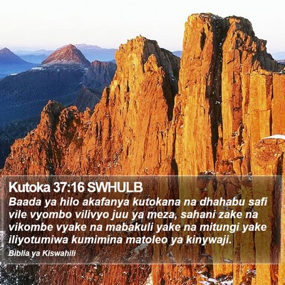 Kutoka 37:16 SWHULB Bible Verse Image