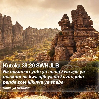 Kutoka 38:20 SWHULB Bible Verse Image