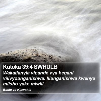 Kutoka 39:4 SWHULB Bible Verse Image