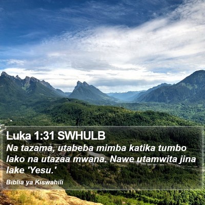 Luka 1:31 SWHULB Bible Verse Image