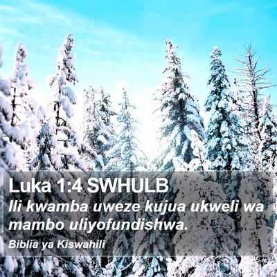 Luka 1:4 SWHULB Bible Verse Image