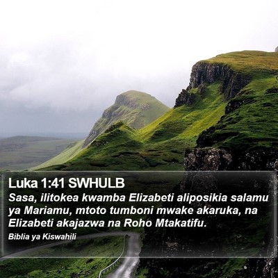 Luka 1:41 SWHULB Bible Verse Image