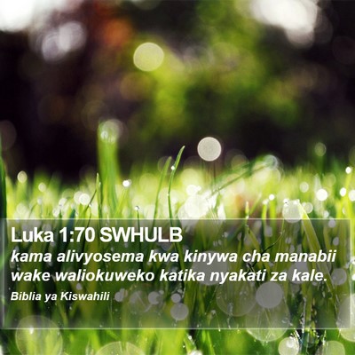 Luka 1:70 SWHULB Bible Verse Image