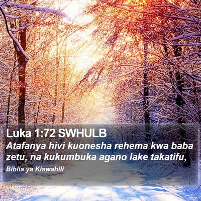 Luka 1:72 SWHULB Bible Verse Image