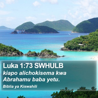 Luka 1:73 SWHULB Bible Verse Image