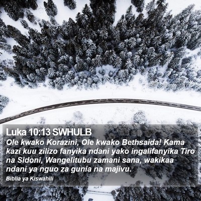Luka 10:13 SWHULB Bible Verse Image