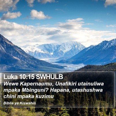Luka 10:15 SWHULB Bible Verse Image