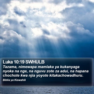 Luka 10:19 SWHULB Bible Verse Image