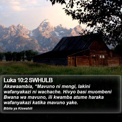 Luka 10:2 SWHULB Bible Verse Image
