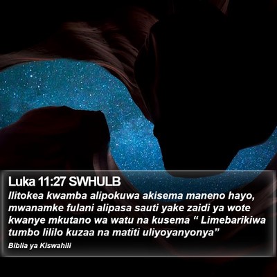 Luka 11:27 SWHULB Bible Verse Image