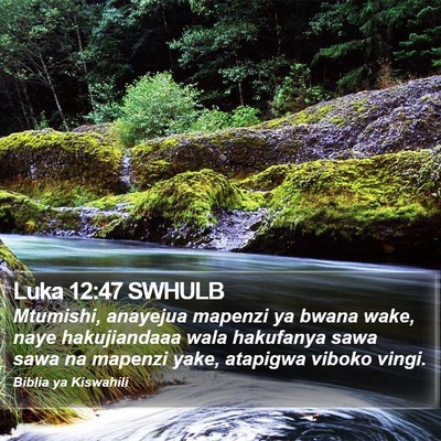 Luka 12:47 SWHULB Bible Verse Image