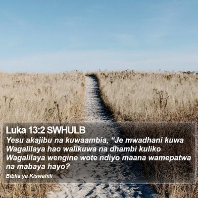 Luka 13:2 SWHULB Bible Verse Image