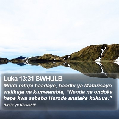 Luka 13:31 SWHULB Bible Verse Image