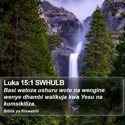 Luka 15:1 SWHULB Bible Verse Image
