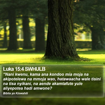 Luka 15:4 SWHULB Bible Verse Image