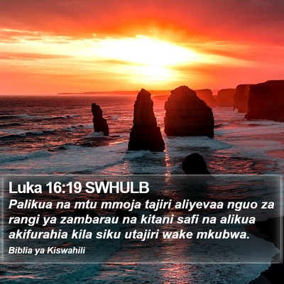 Luka 16:19 SWHULB Bible Verse Image